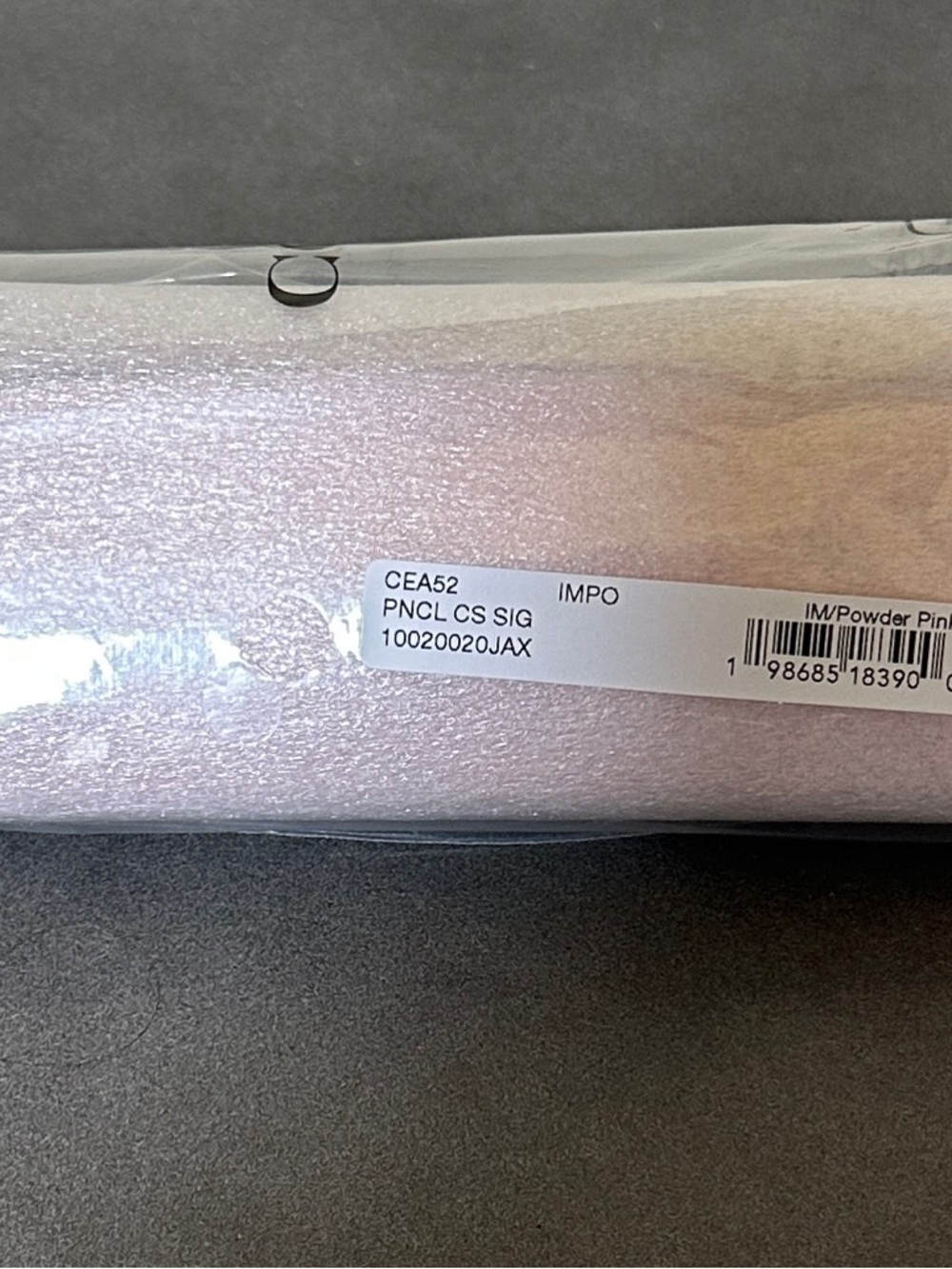 NWT COACH Pencil Case In Signature Canvas Gold Powder Pink Pouch Bag CEA52 - NEW - Picture 3 of 4
